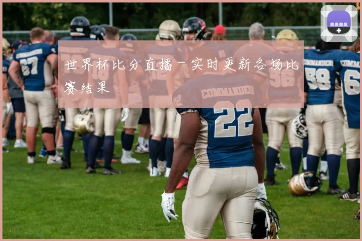 世界杯比分直播 - 实时更新各场比赛结果